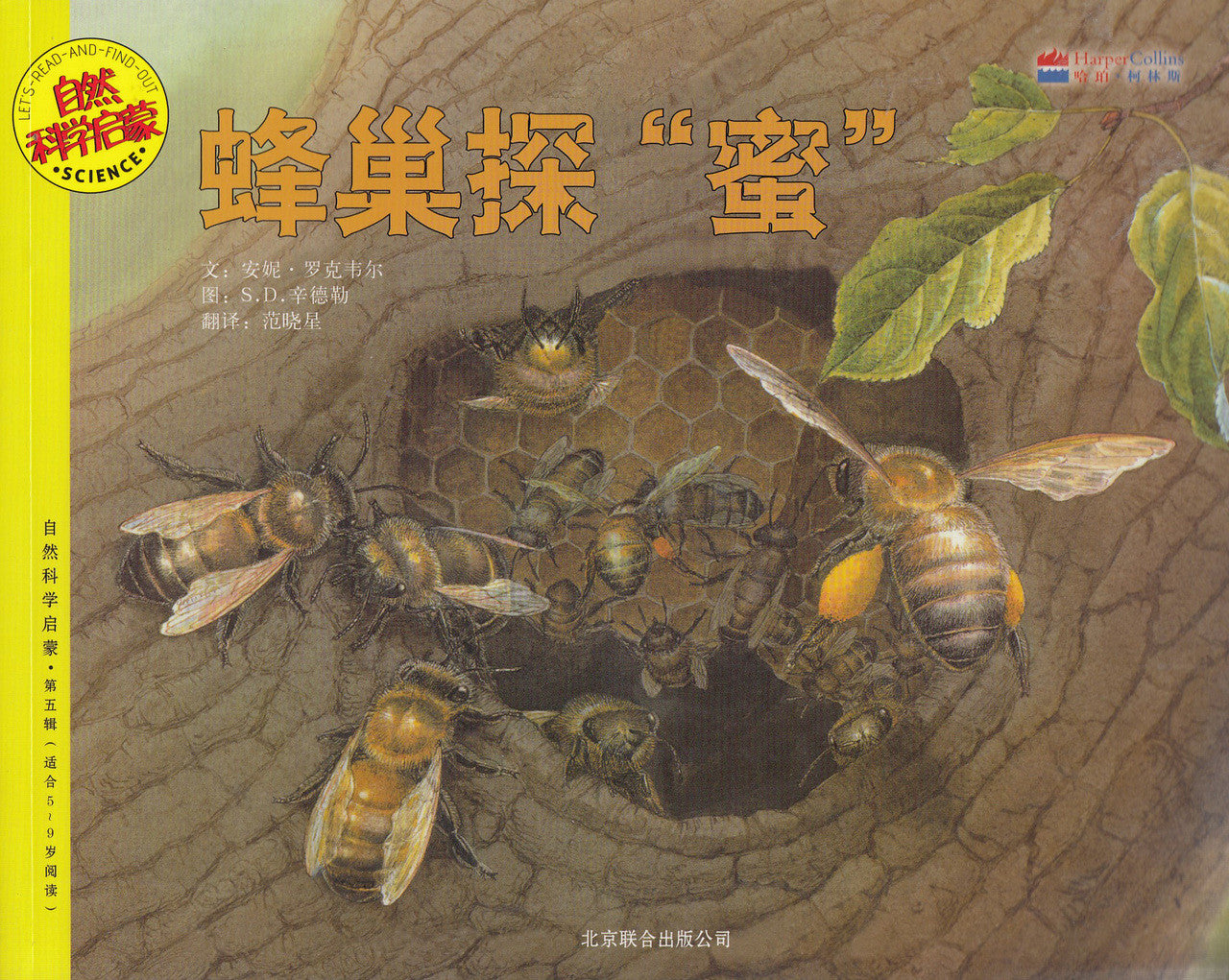 Let's-Read-and-Find-Out Science: Honey in a Hive 自然科学启蒙-蜂巢探“蜜”